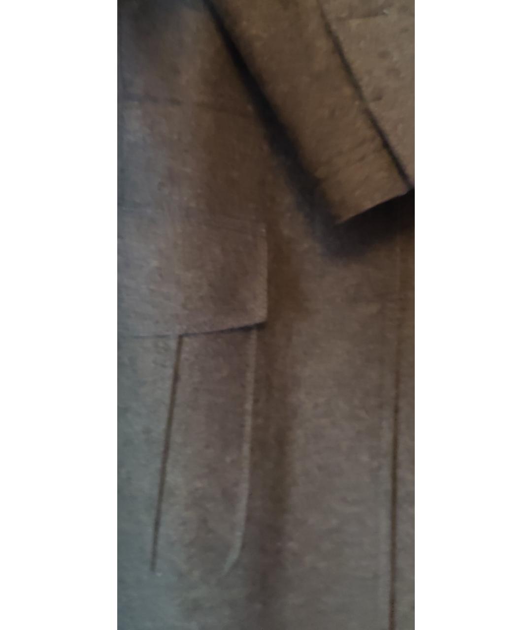 LORENA ANTONIAZZI Антрацитовое шерстяное пальто, фото 8