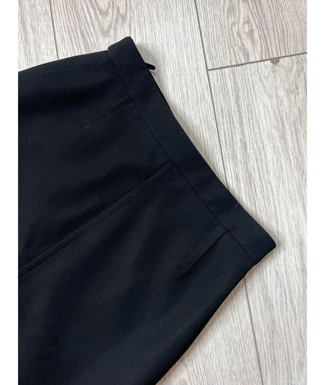 LOUIS VUITTON PRE-OWNED Черная полиэстеровая юбка мини, фото 3