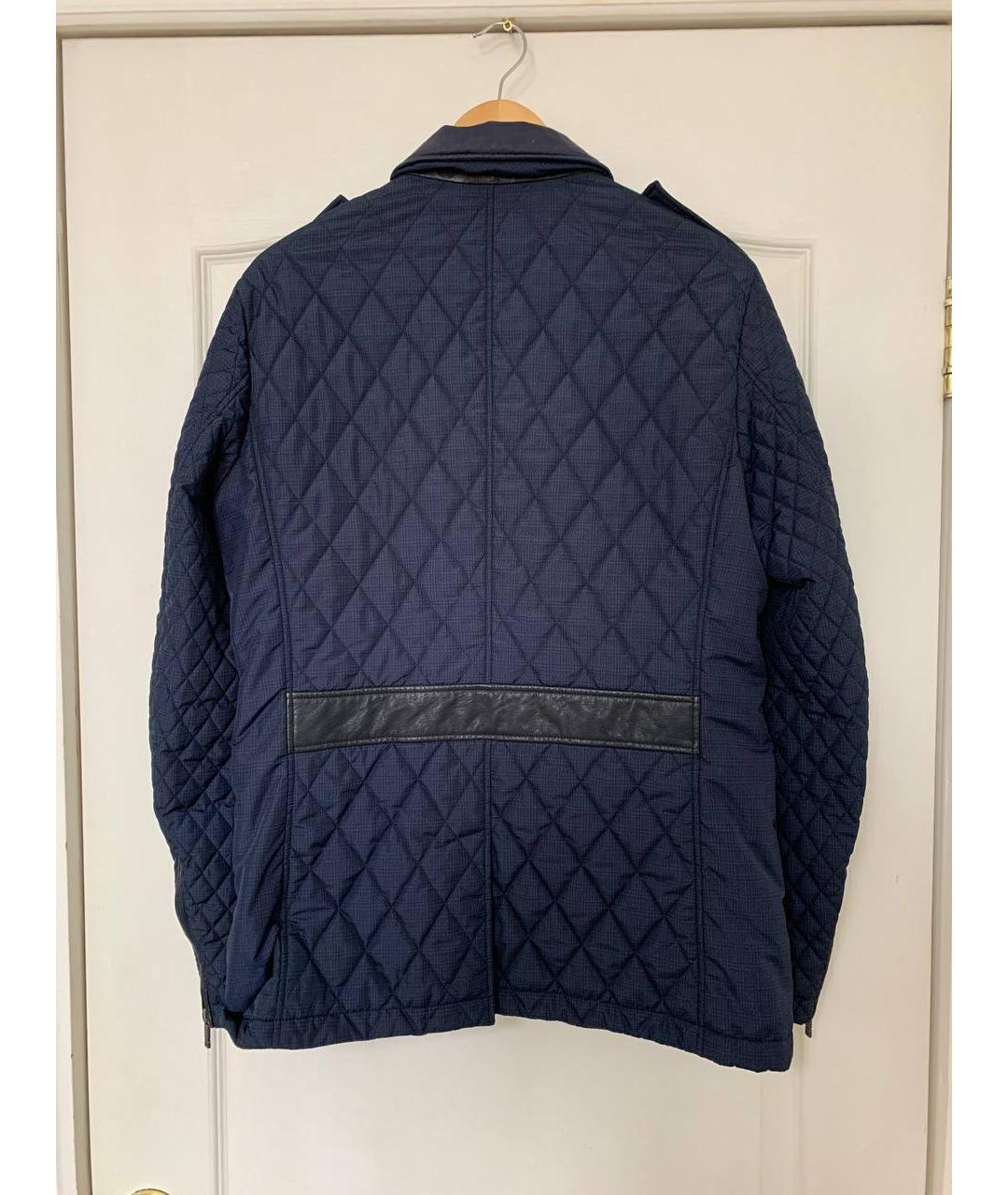 ETRO Темно-синяя полиэстеровая куртка, фото 2