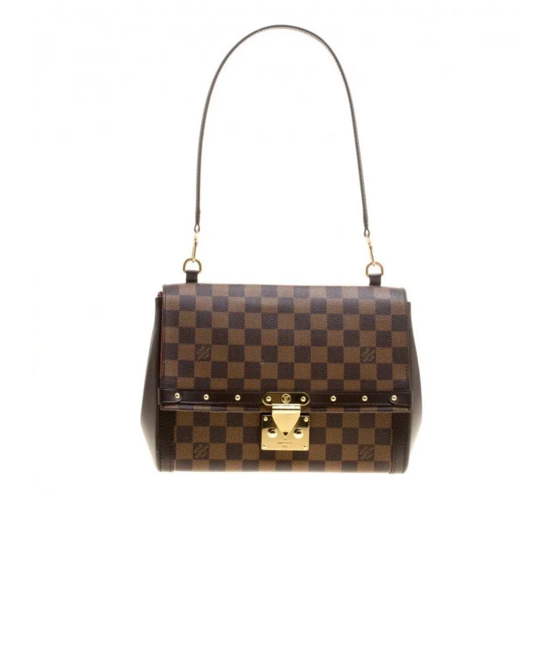 LOUIS VUITTON PRE-OWNED Коричневая сумка через плечо, фото 1