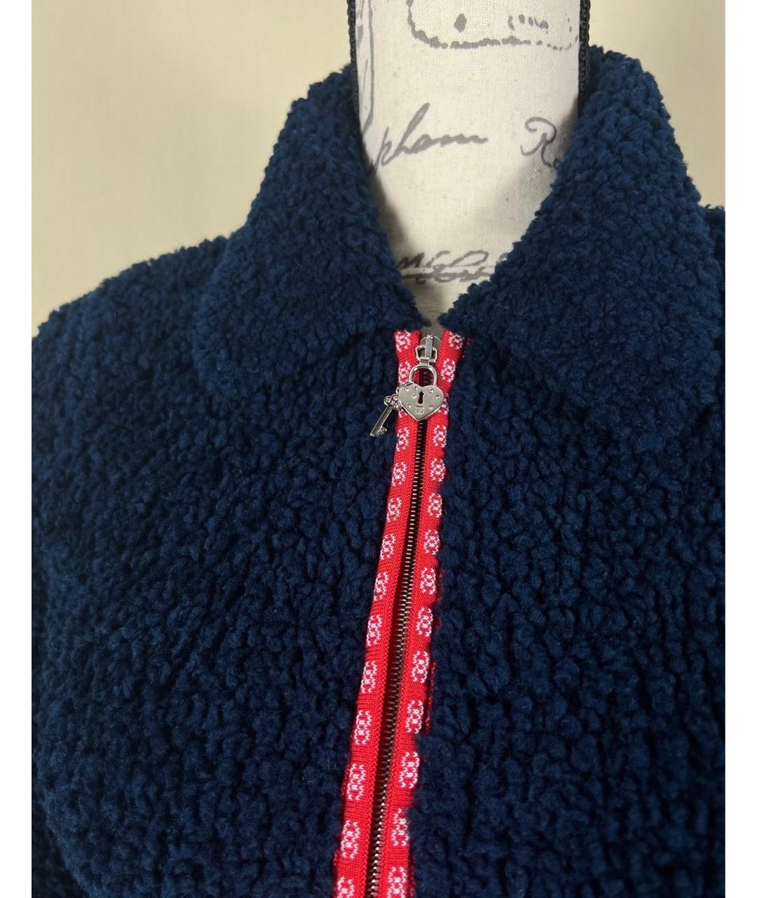 CHANEL PRE-OWNED Синий шерстяной жакет/пиджак, фото 7