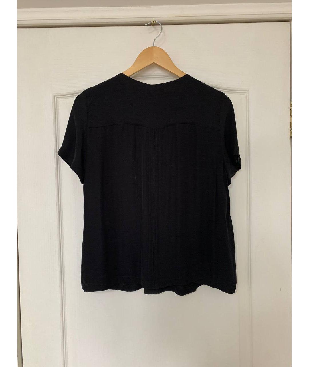 ETRO Черная шелковая блузы, фото 2