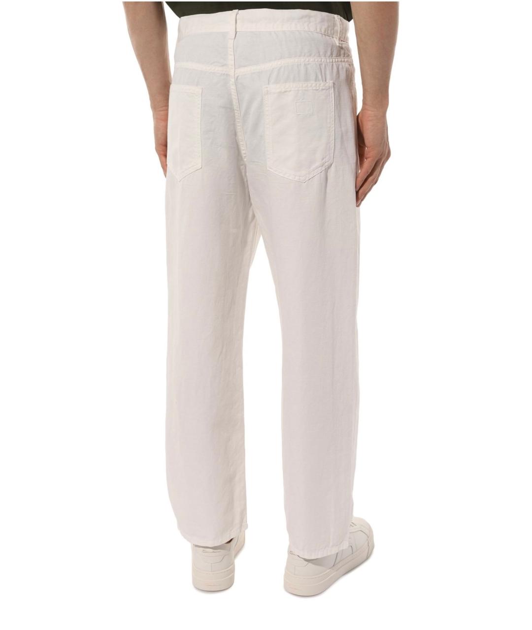 CP COMPANY Белые льняные повседневные брюки, фото 2