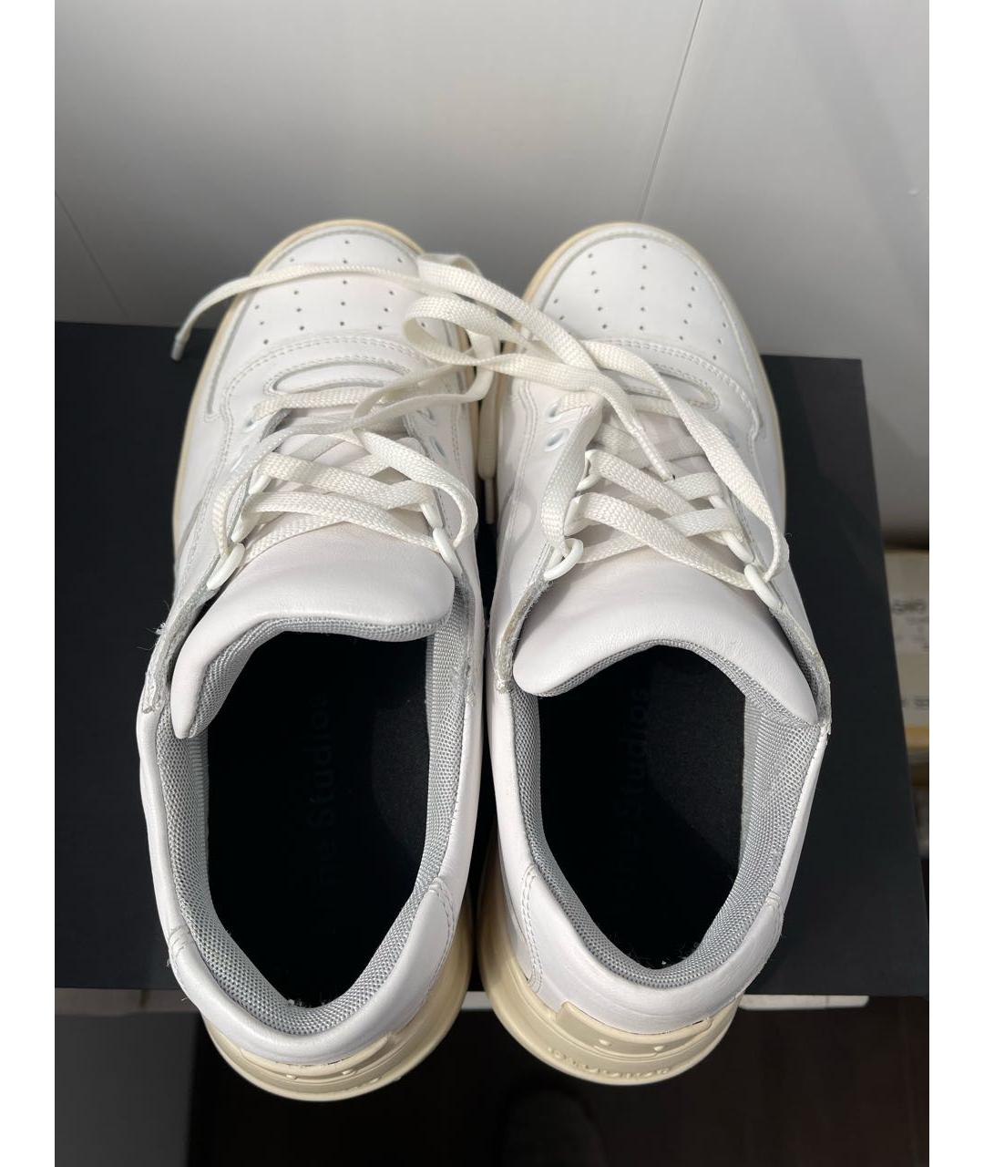 ACNE STUDIOS Белые кожаные кроссовки, фото 3
