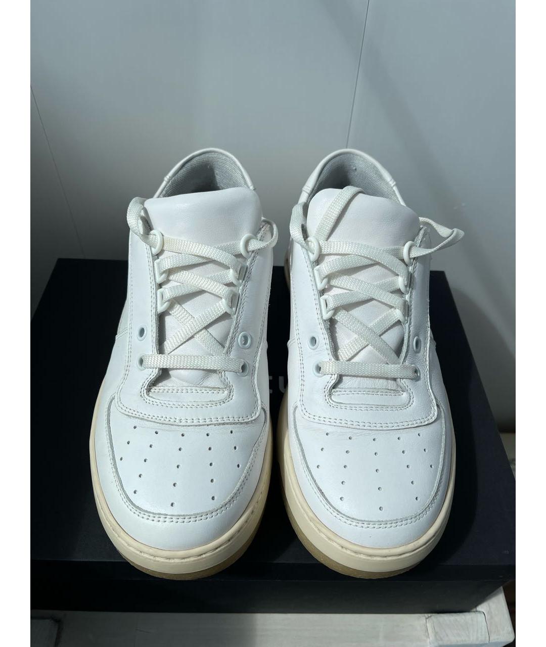 ACNE STUDIOS Белые кожаные кроссовки, фото 2