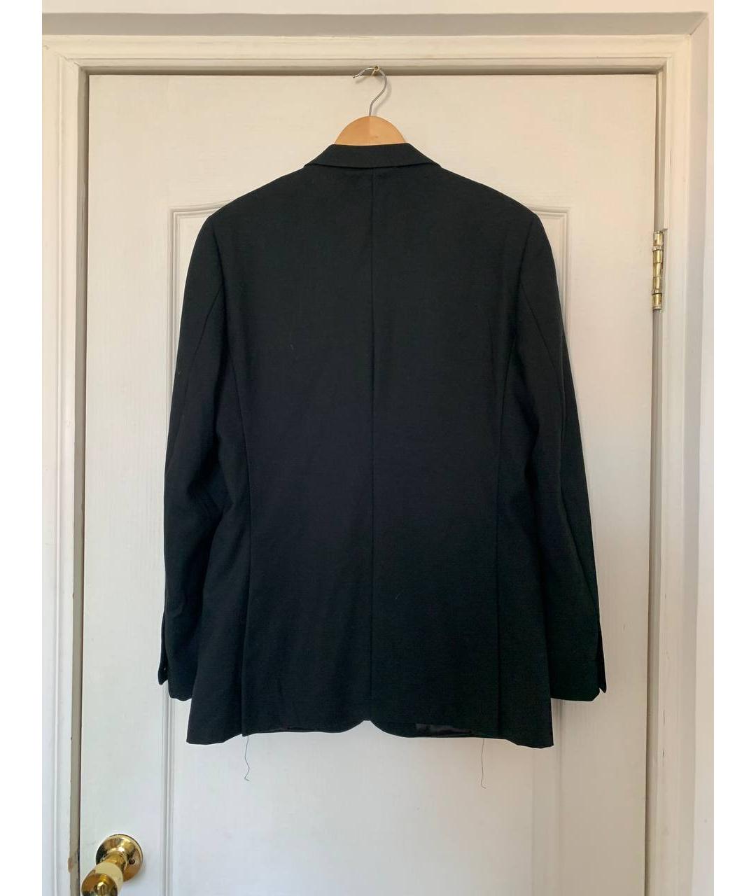 SANDRO Черный шерстяной пиджак, фото 2