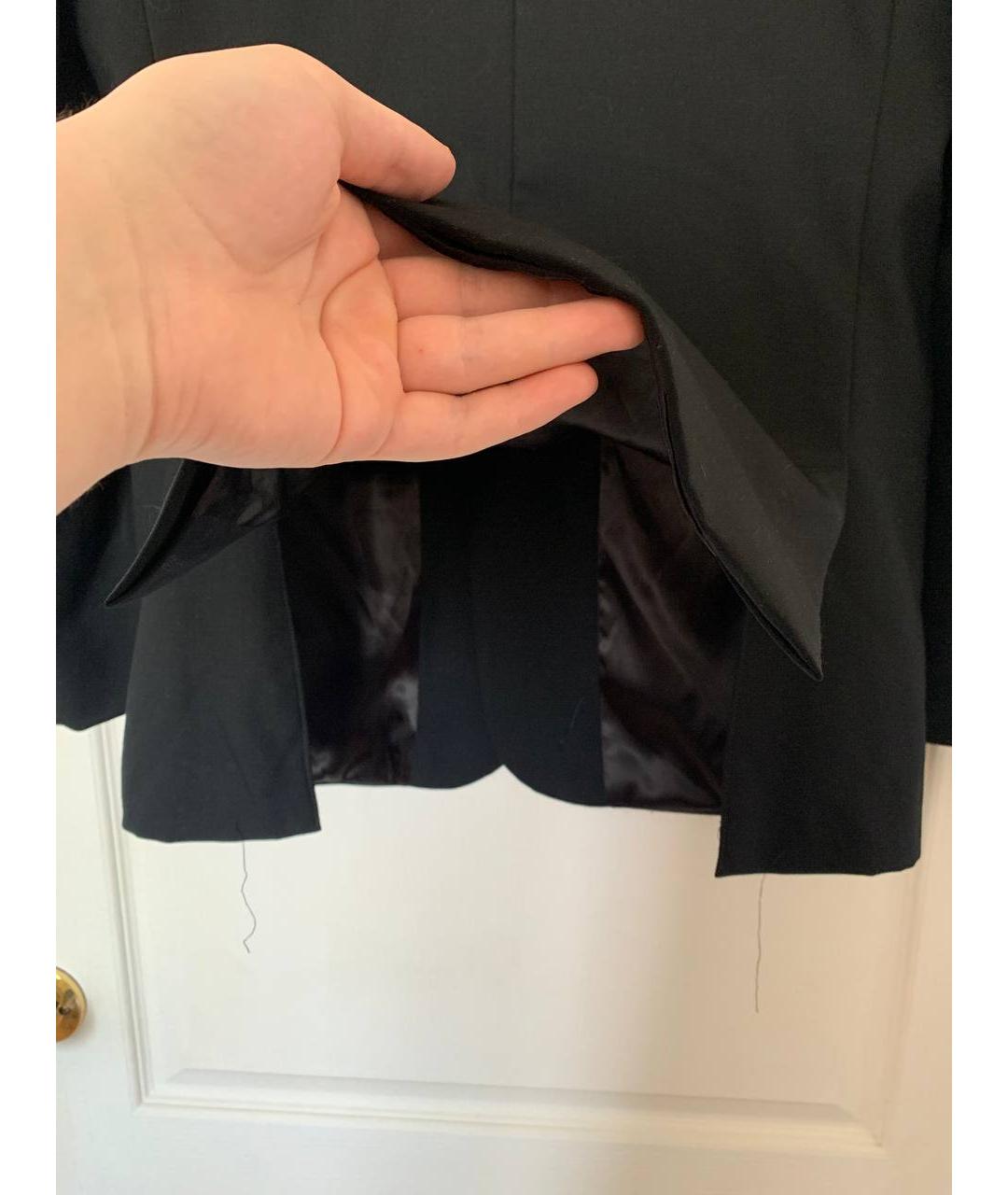 SANDRO Черный шерстяной пиджак, фото 5