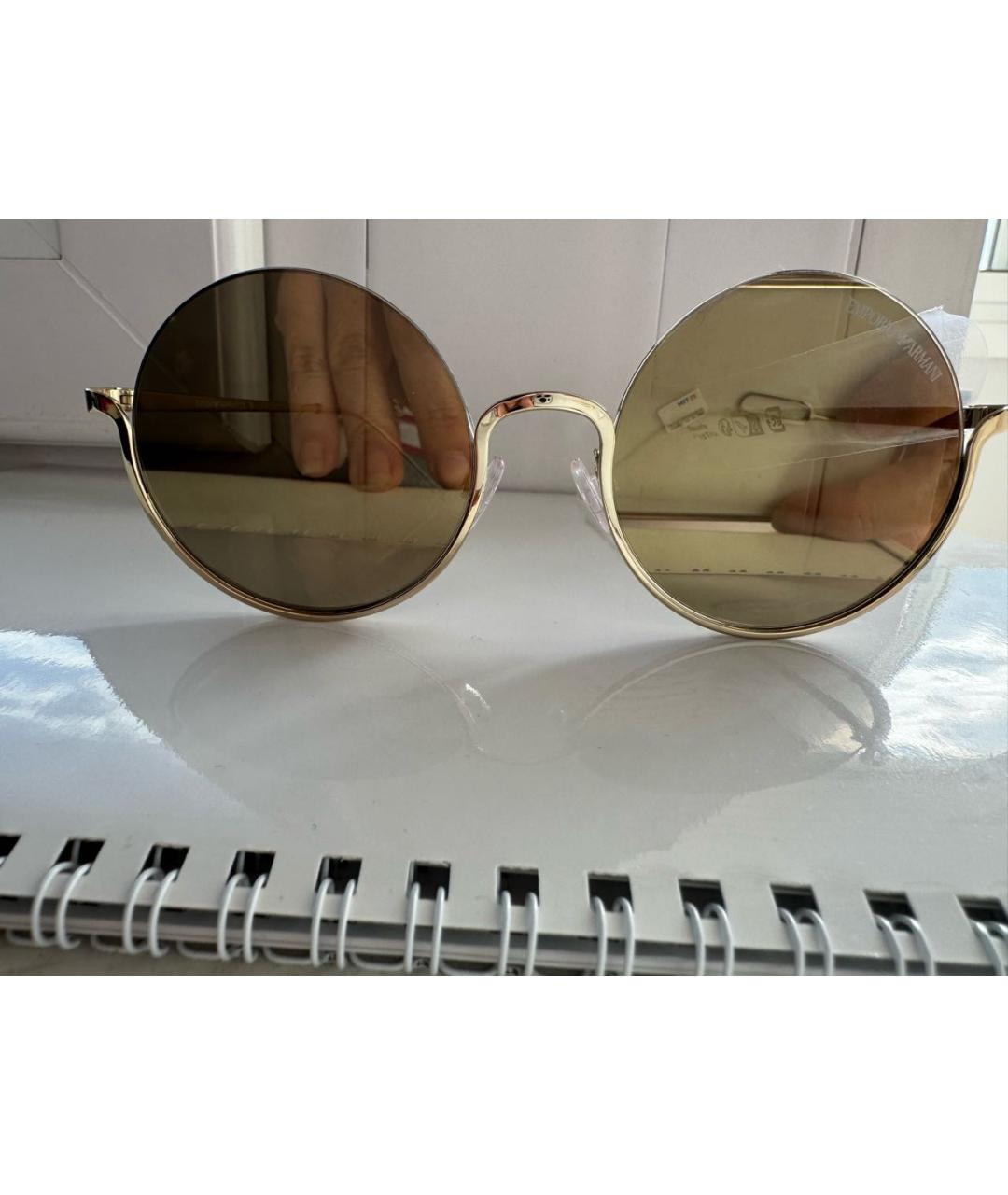 EMPORIO ARMANI Металлические солнцезащитные очки, фото 9