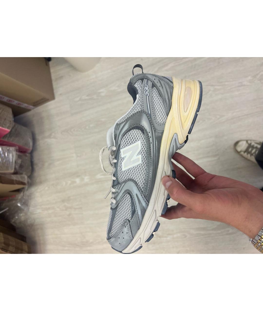 NEW BALANCE Серые кроссовки, фото 5