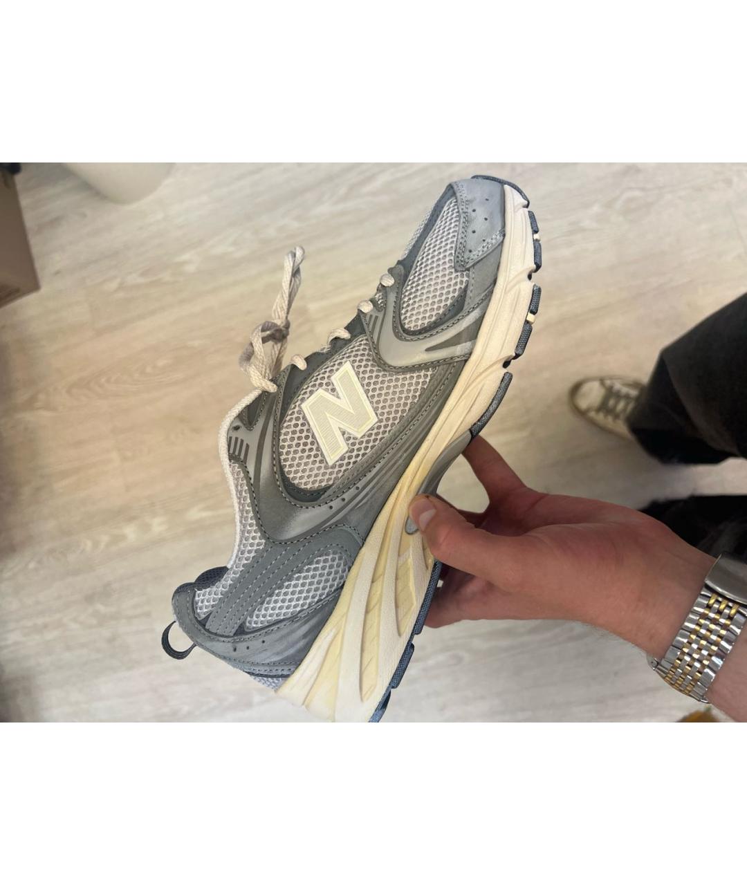 NEW BALANCE Серые кроссовки, фото 2
