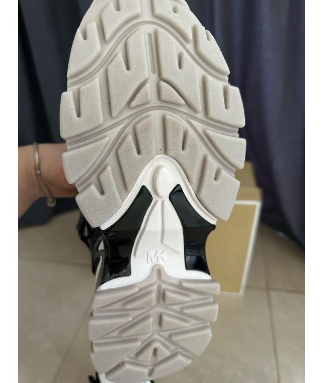 MICHAEL KORS Белые текстильные кроссовки, фото 4