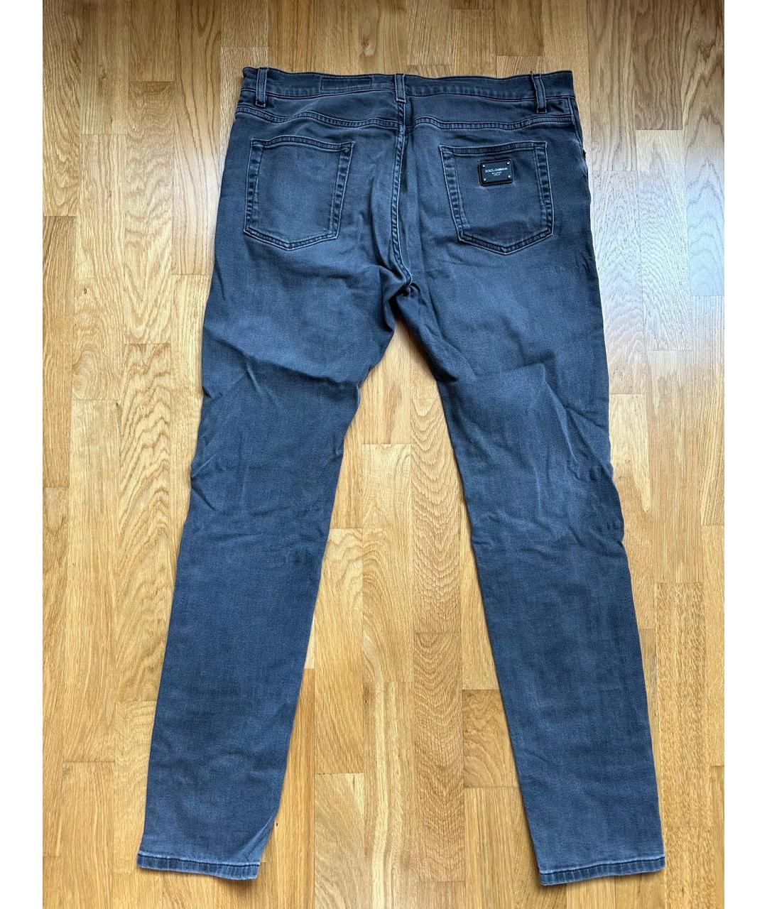 DOLCE&GABBANA Хлопко-эластановые прямые джинсы, фото 2