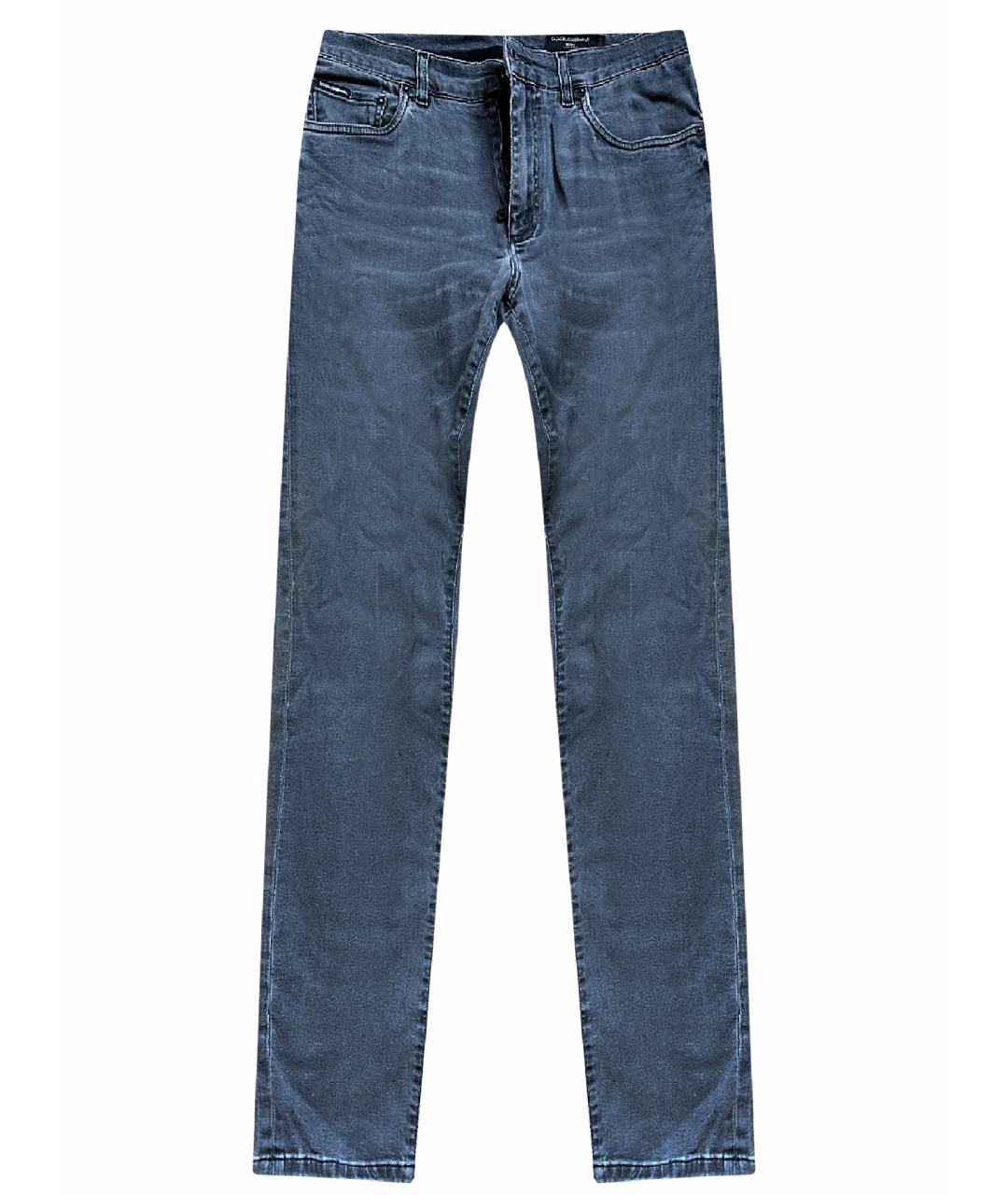 DOLCE&GABBANA Хлопко-эластановые прямые джинсы, фото 1