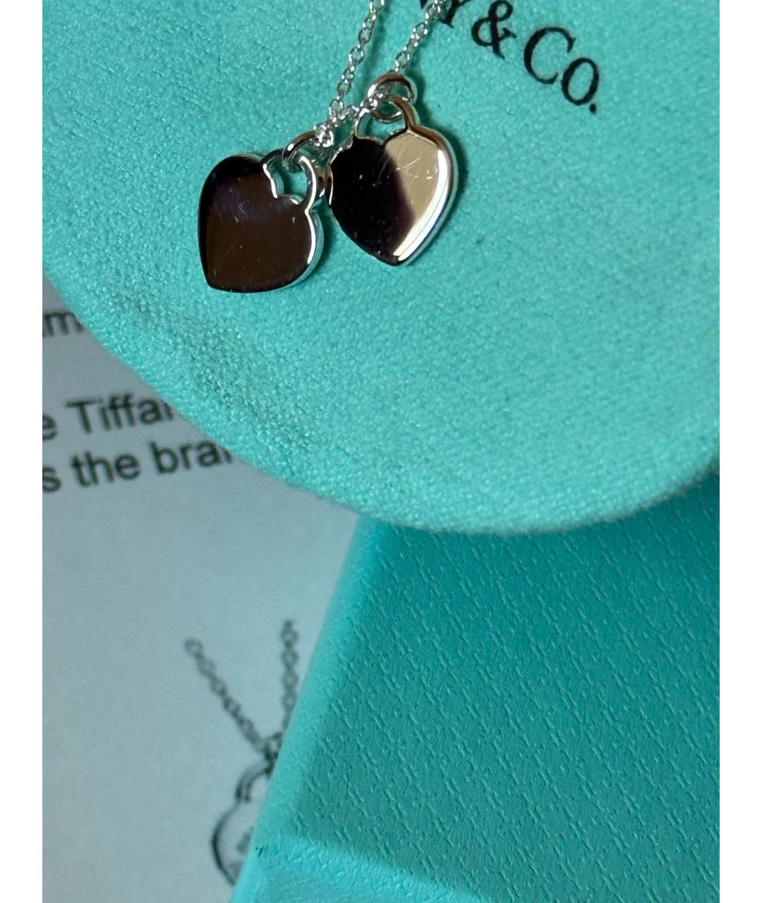 TIFFANY&CO Бирюзовая серебряная подвеска, фото 7
