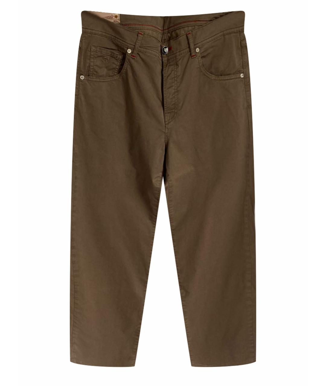 MARCOPESCAROLO Бежевые повседневные брюки, фото 1