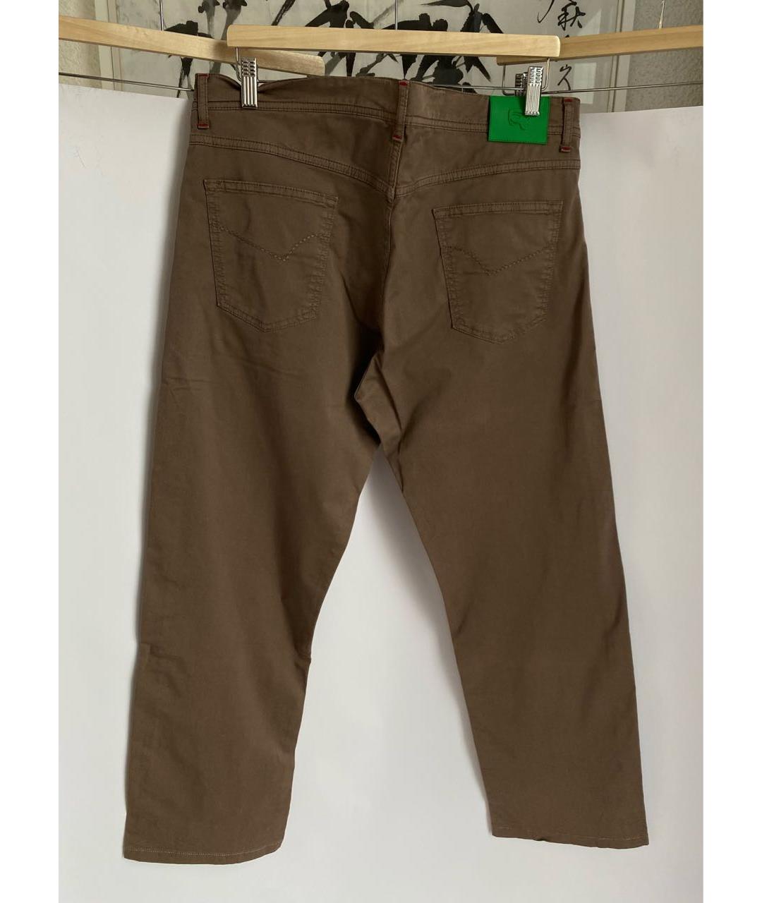 MARCOPESCAROLO Бежевые повседневные брюки, фото 3