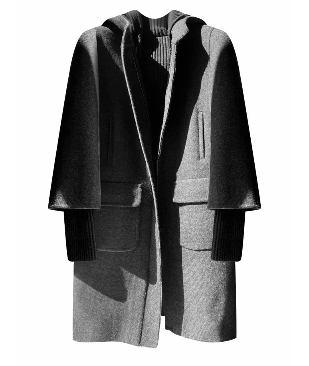 LORO PIANA Антрацитовое кашемировое пальто, фото 1