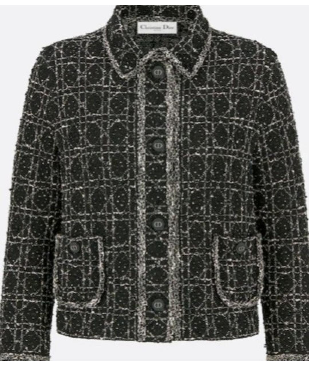 CHRISTIAN DIOR PRE-OWNED Черный хлопковый жакет/пиджак, фото 9