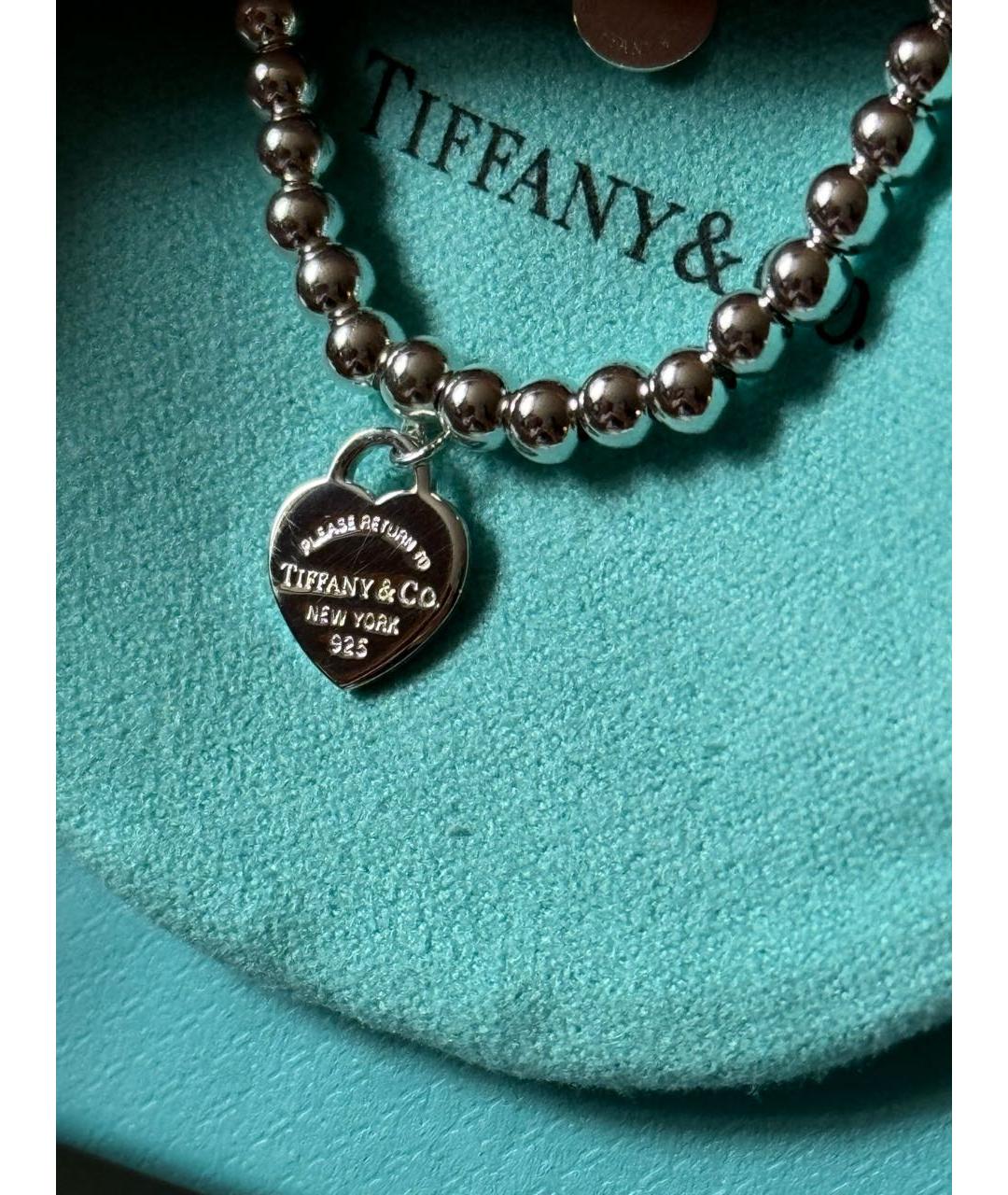 TIFFANY&CO Бирюзовый серебряный браслет, фото 8