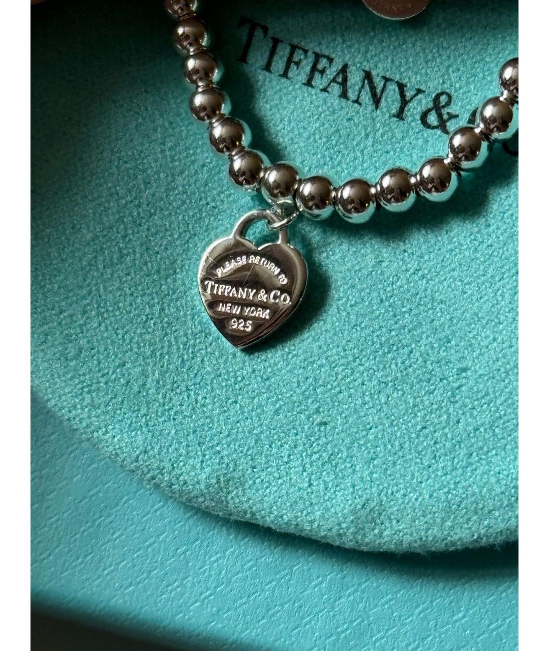 TIFFANY&CO Бирюзовый серебряный браслет, фото 9