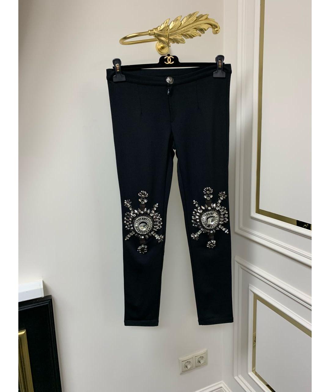 PHILIPP PLEIN Черные брюки узкие, фото 7