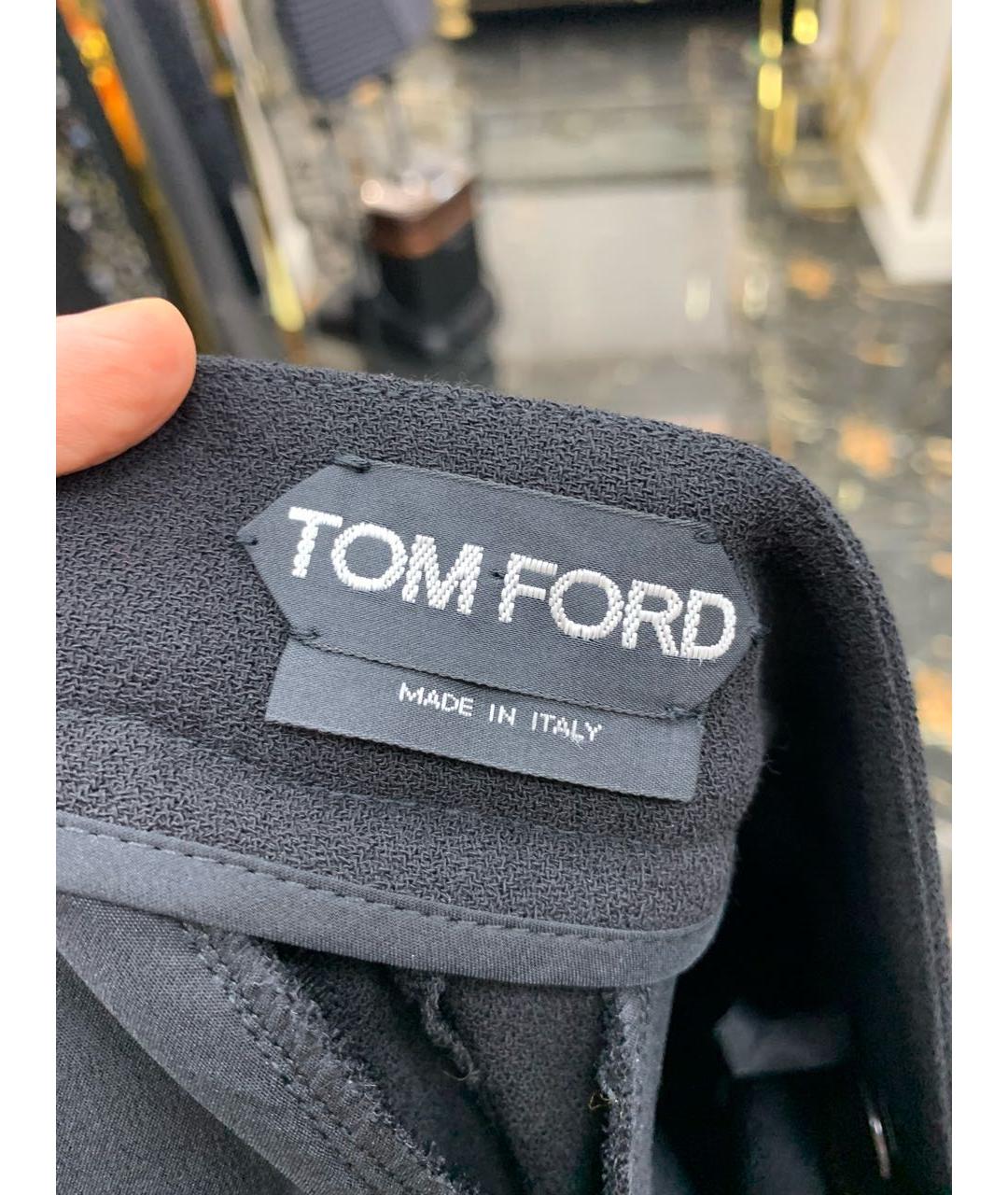 TOM FORD Черные брюки узкие, фото 5