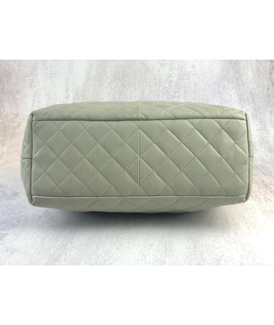 DKNY Бежевая кожаная сумка тоут, фото 4