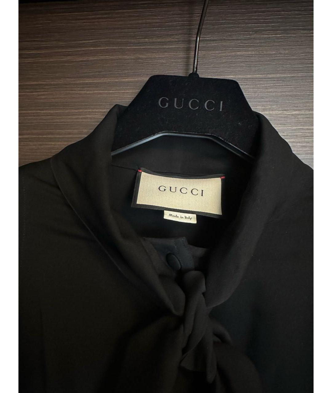 GUCCI Черная блузы, фото 3