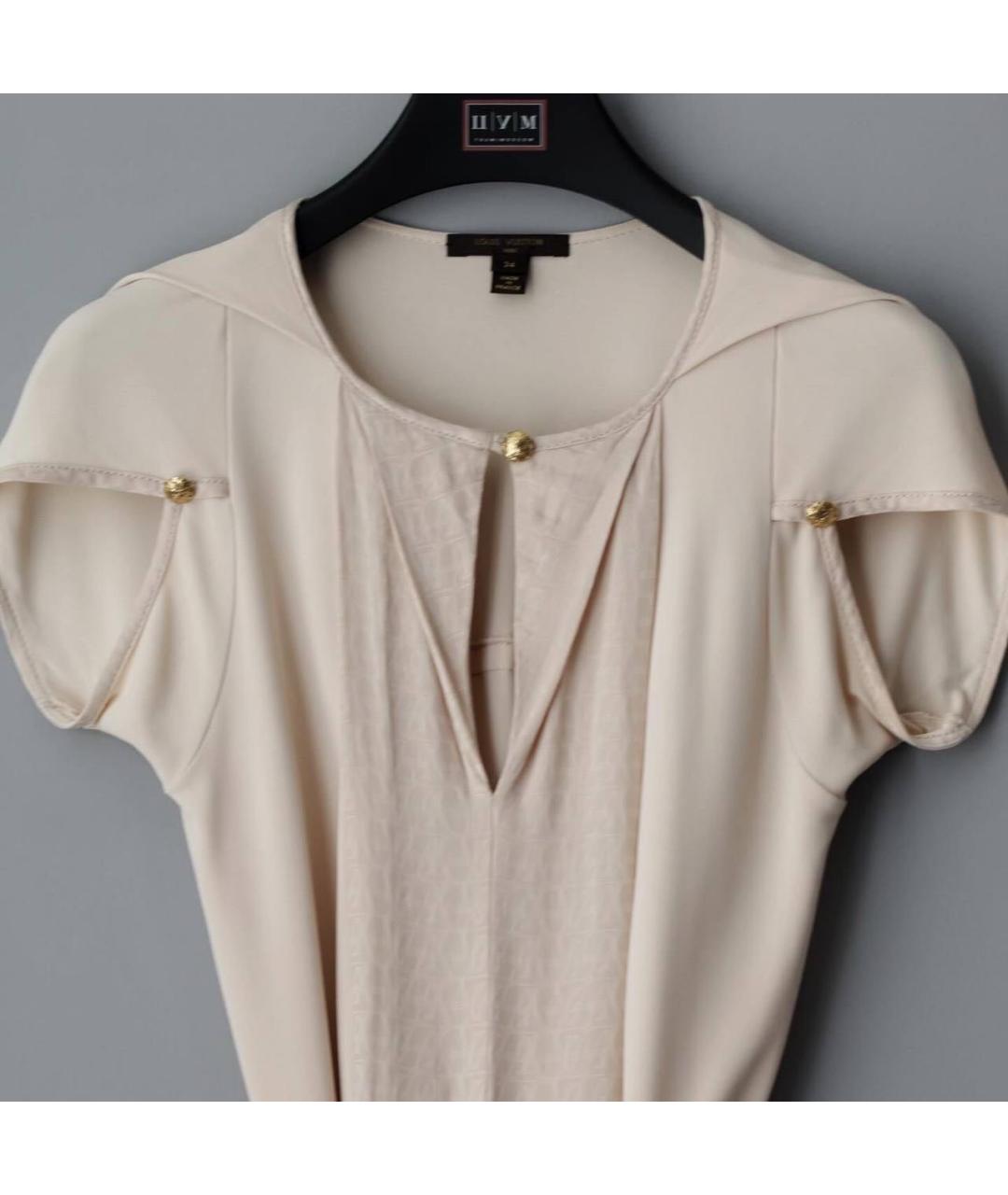 LOUIS VUITTON Розовое вискозное повседневное платье, фото 2