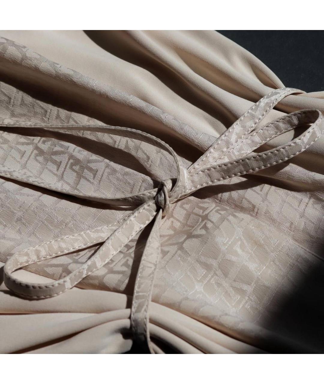 LOUIS VUITTON Розовое вискозное повседневное платье, фото 5