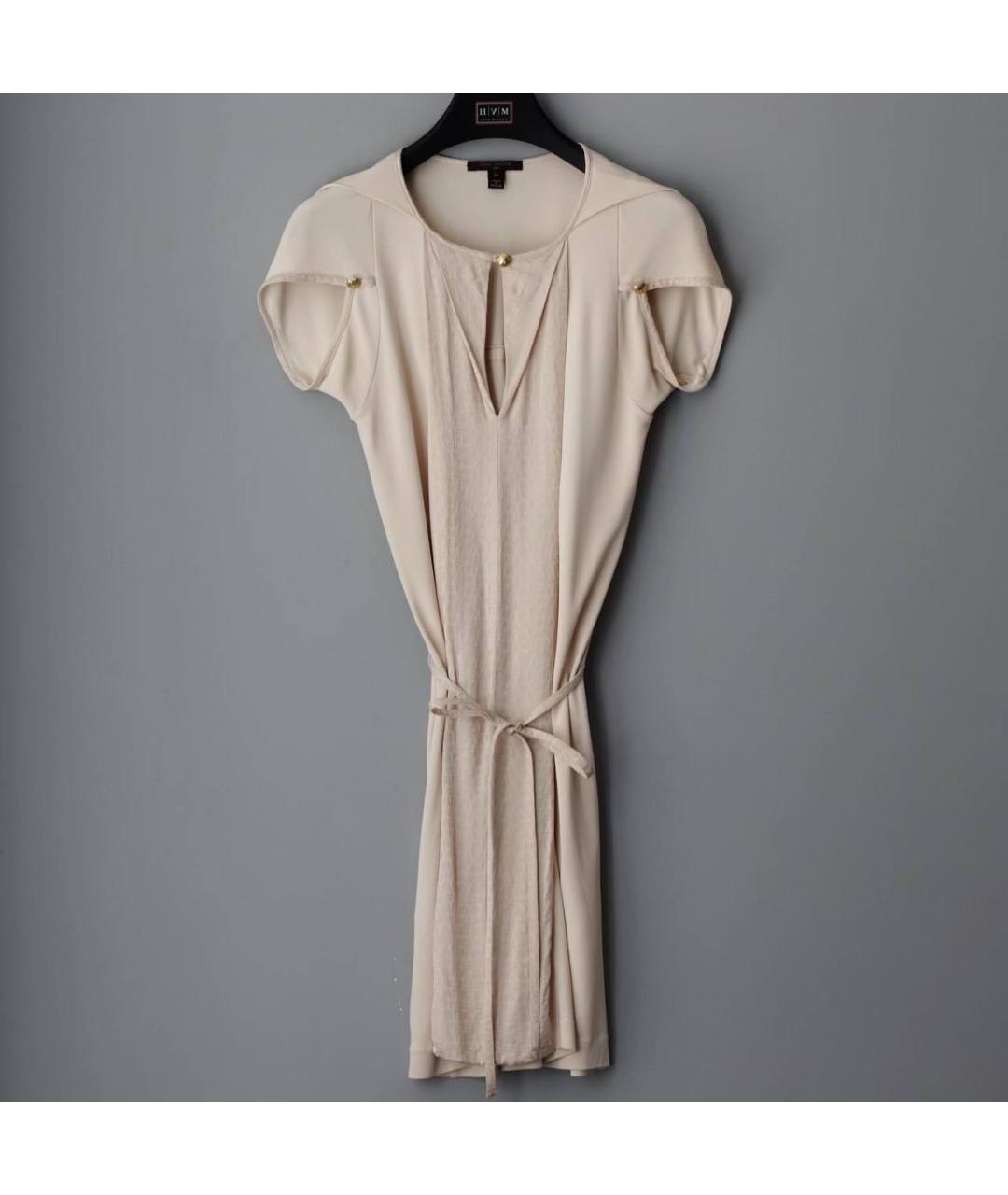 LOUIS VUITTON Розовое вискозное повседневное платье, фото 9