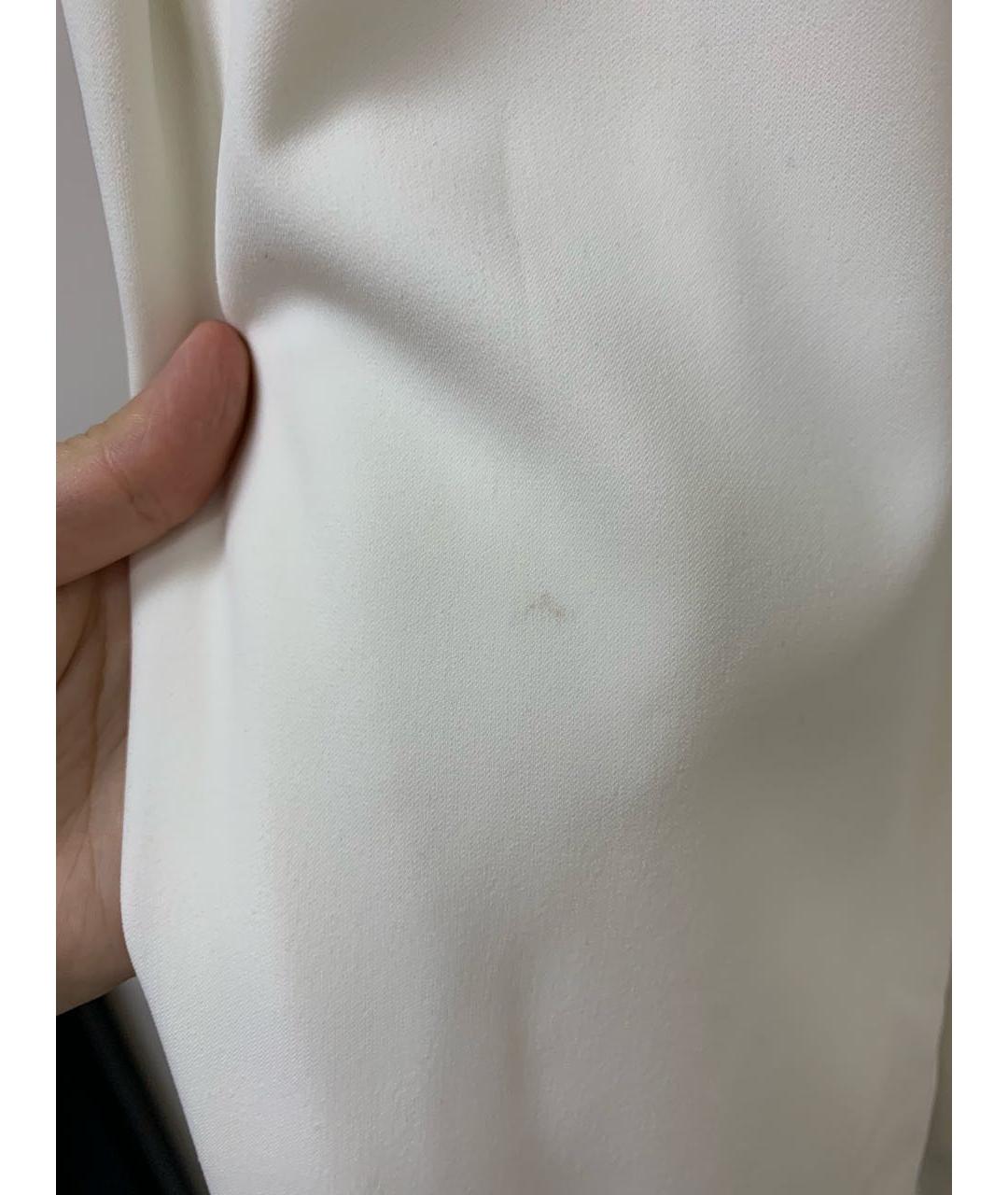 BADGLEY MISCHKA Белые прямые брюки, фото 8