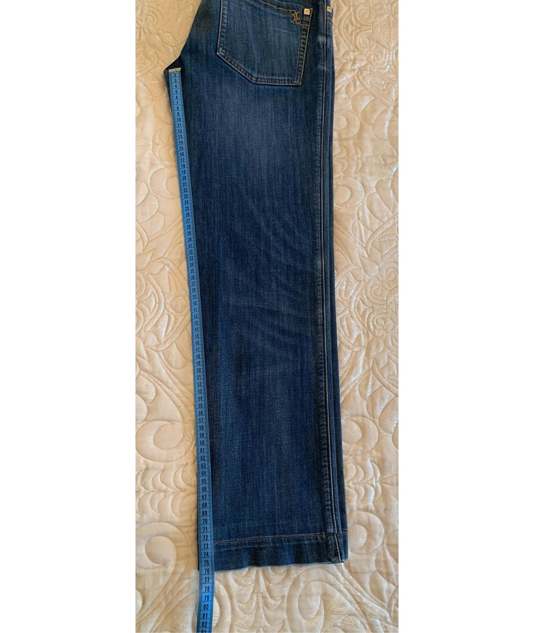 BILLIONAIRE Темно-синие хлопковые прямые джинсы, фото 8