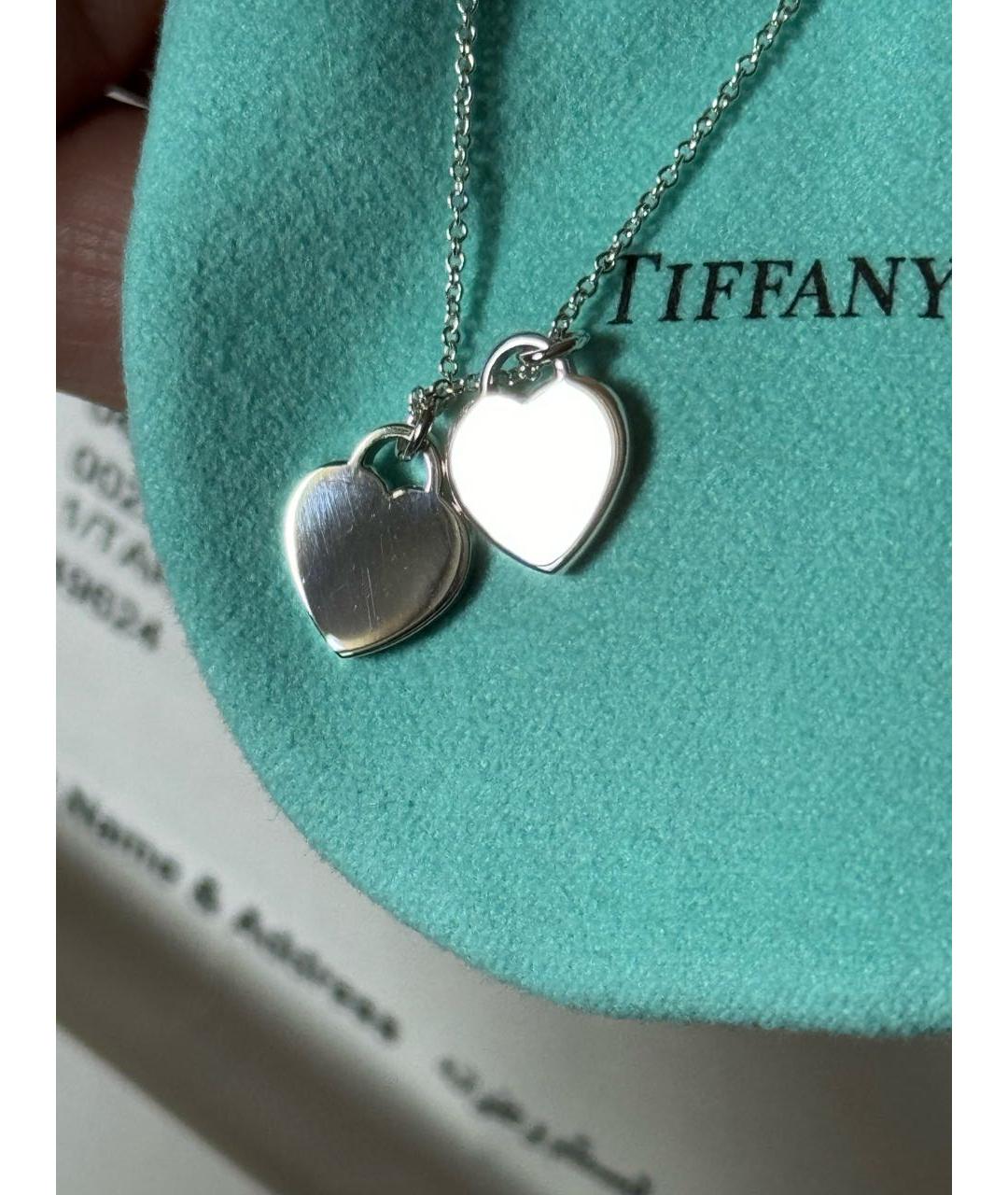 TIFFANY&CO Бирюзовый серебряный кулон, фото 9