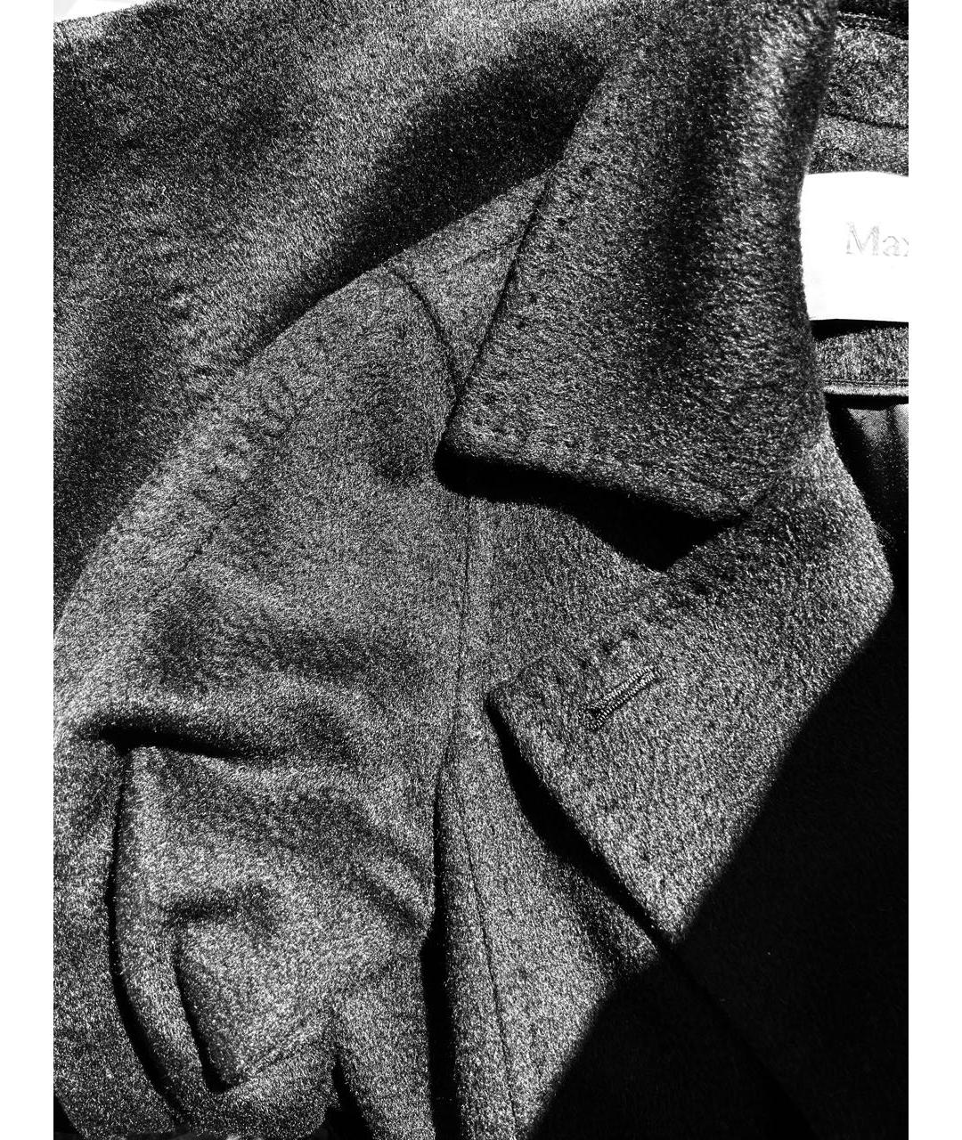 MAX MARA Черное шерстяное пальто, фото 4