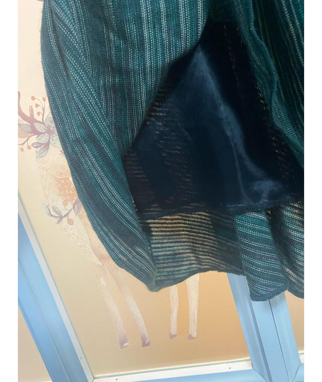 MISSONI Зеленая вискозная юбка миди, фото 2