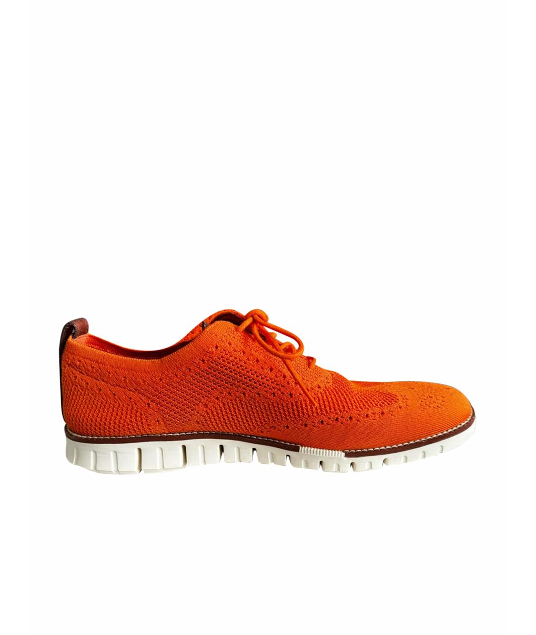 COLE HAAN Оранжевое текстильные туфли, фото 1
