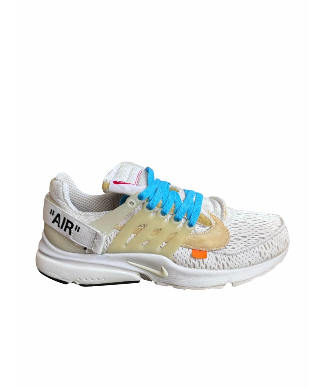 NIKE X OFF-WHITE Белые низкие кроссовки / кеды, фото 1