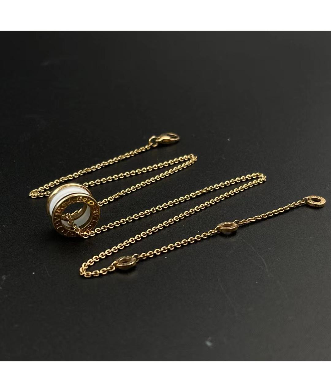 BVLGARI Белое колье из розового золота B.zero1 для женщин – купить в ...