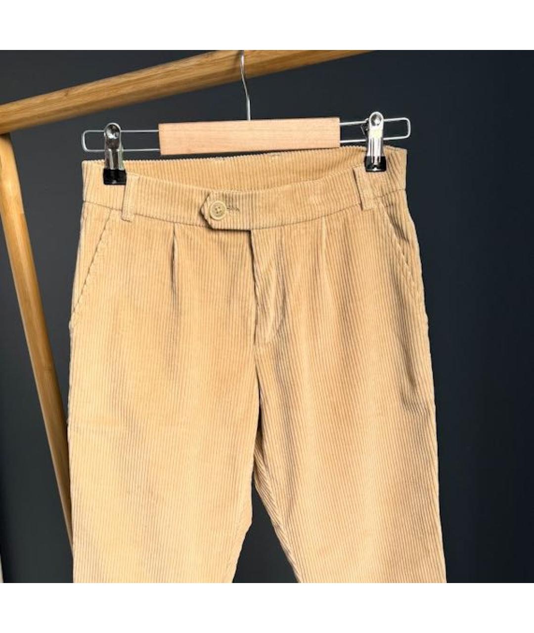 ELEVENTY Бежевые брюки и шорты, фото 3
