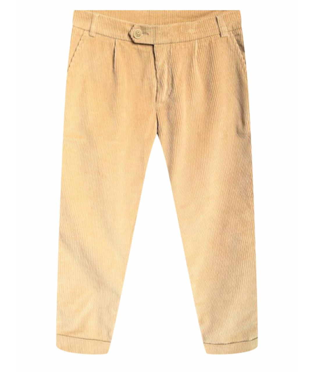 ELEVENTY Бежевые брюки и шорты, фото 1