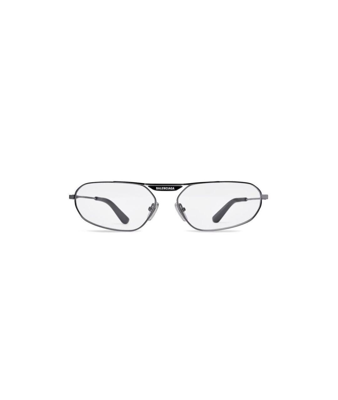 BALENCIAGA Черные металлические солнцезащитные очки, фото 5