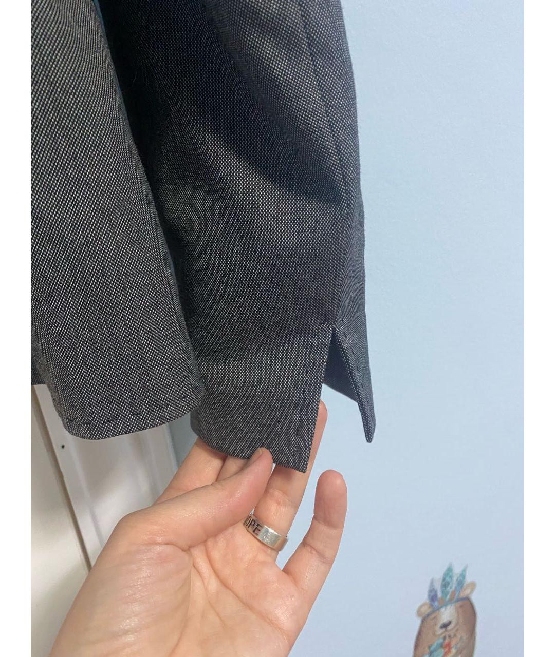 123 Серый вискозный жакет/пиджак, фото 7