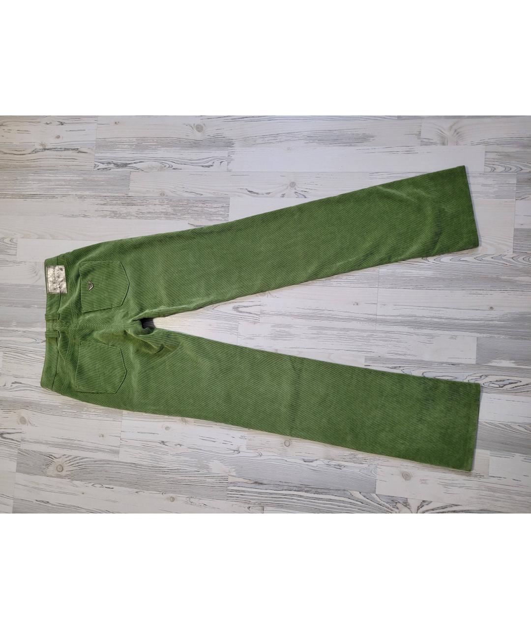 ARMANI JEANS Зеленые прямые джинсы, фото 2