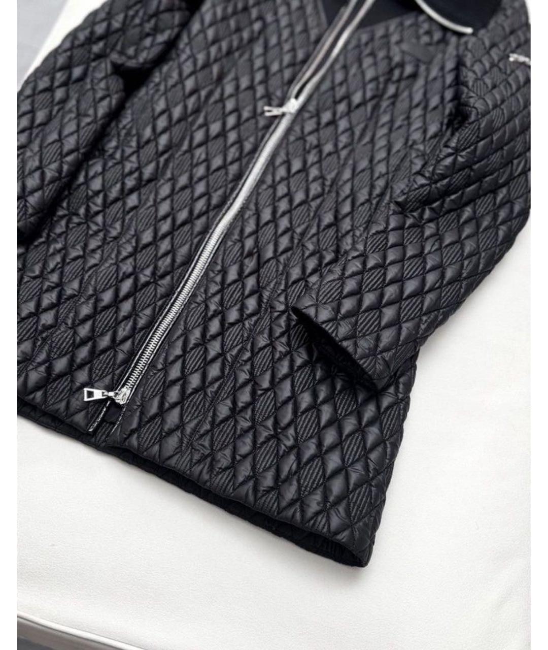 LOUIS VUITTON Черное полиамидовое пальто, фото 6