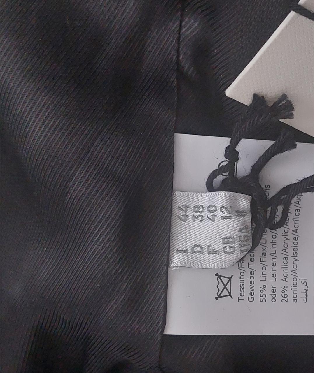 PHILOSOPHY DI LORENZO SERAFINI Черный шерстяной жакет/пиджак, фото 6