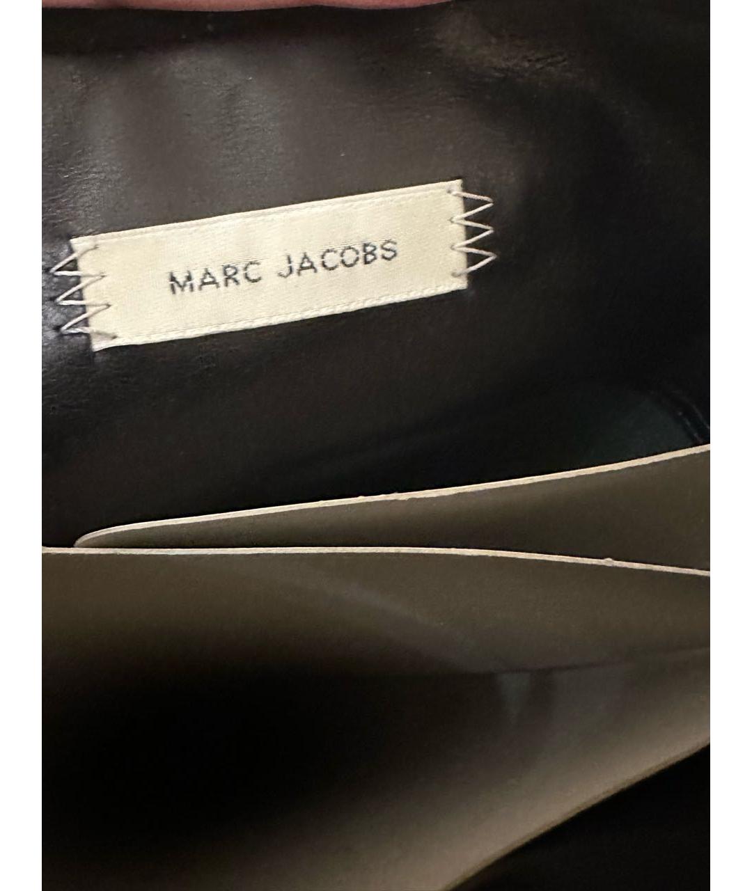 MARC JACOBS Черные сапоги из экзотической кожи, фото 6