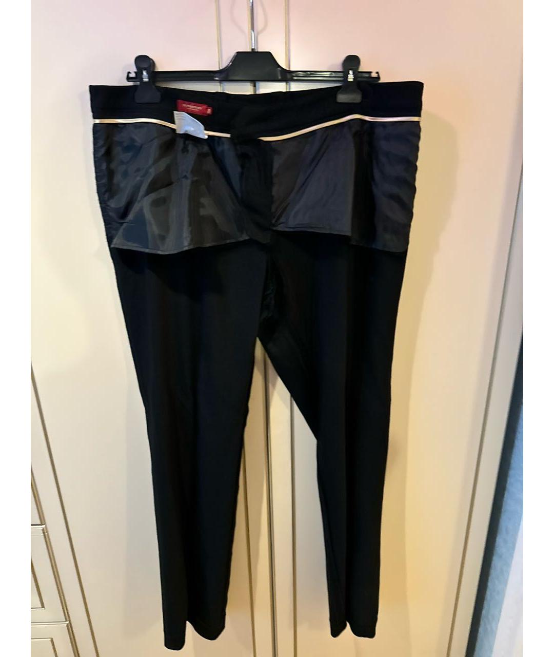BURBERRY Черные шерстяные классические брюки, фото 3
