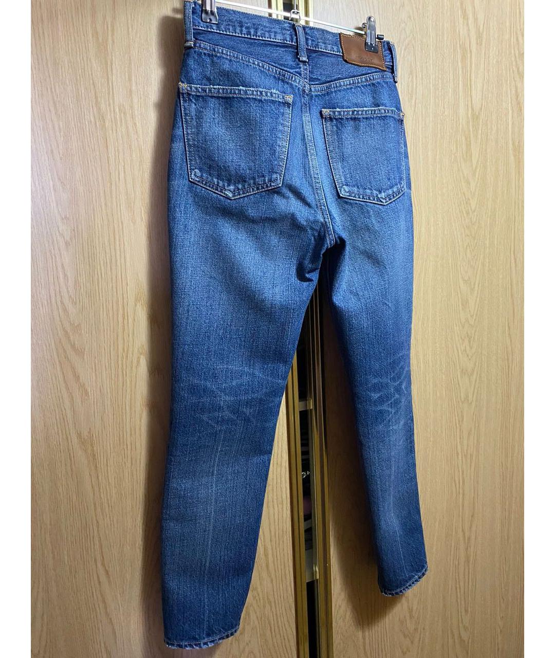 MOUSSY Темно-синие хлопковые джинсы слим, фото 4