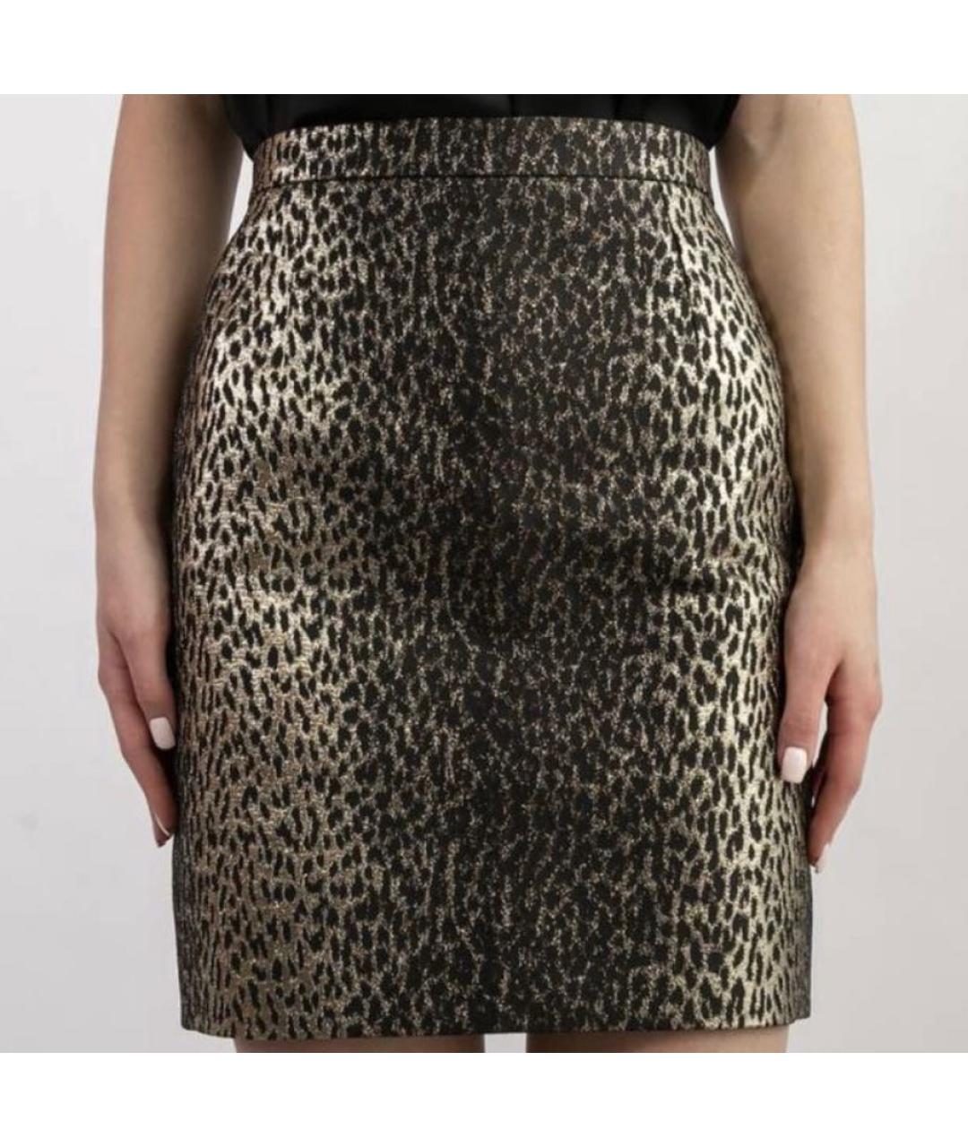 SAINT LAURENT Мульти юбка мини, фото 4